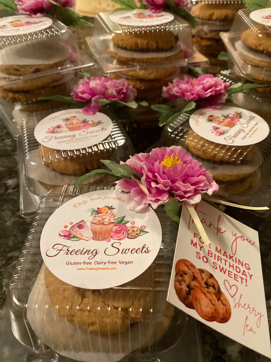 Party favor personalized cookie pack